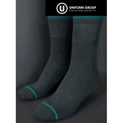 Socks - Black/Green 3pk