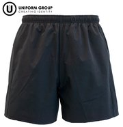 PE Shorts - Black-all-THE U SHOP - Katikati College